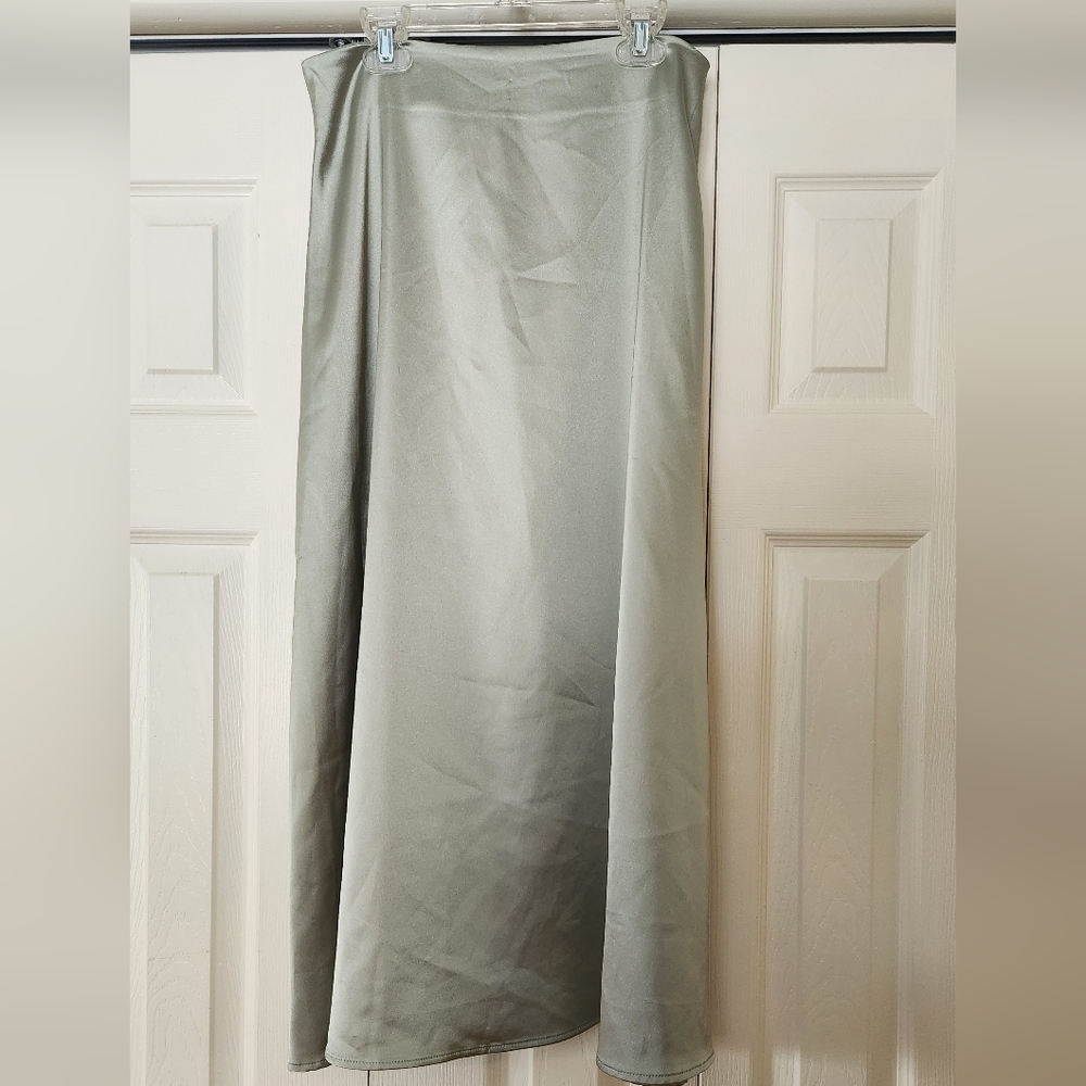 Altar'd State satin midi skirt